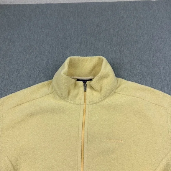 Vintage Patagonia Synchilla Jacket Womens XL Yellow El Cap Full Zip‎ Made in USA - Picture 2 of 10